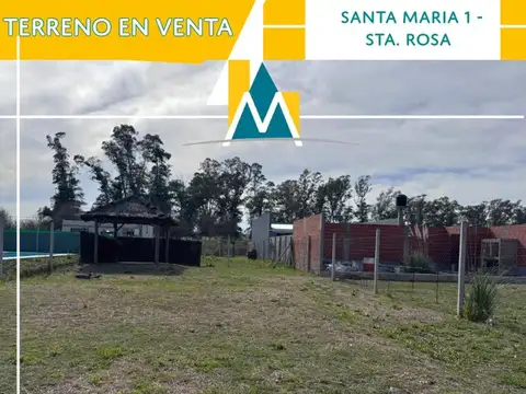 LOTES-TERRENO EN CAÑUELAS-SANTA MARIA 1 -LOTE 32