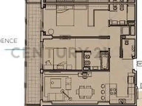 Departamento en Venta de 3 ambientes