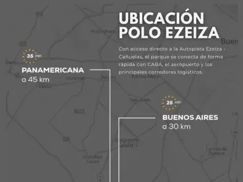 Terreno en Venta en Polo Industrial Ezeiza, USD 490.000