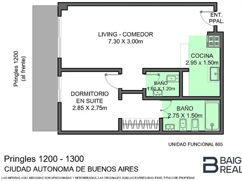 Departamento en Venta en Villa Crespo, USD 215.000