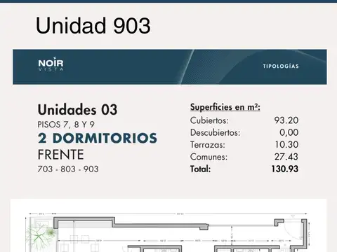 Departamento en Venta con 1 cocheras