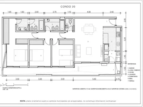 Departamento en Venta en Fisherton, USD 169.000