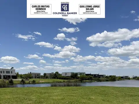 Venta de Lote  a la laguna en El Naudir, Escobar