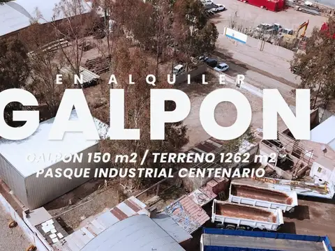 ALQ GALPON + OFICINA PARQUE INDUSTRIAL CENTENARIO