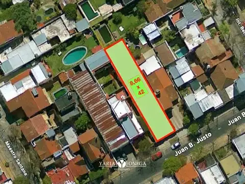 Terreno apto para PB y 2 pisos