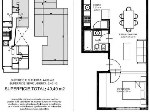 Departamento en Venta en Parque Chas, USD 110.000