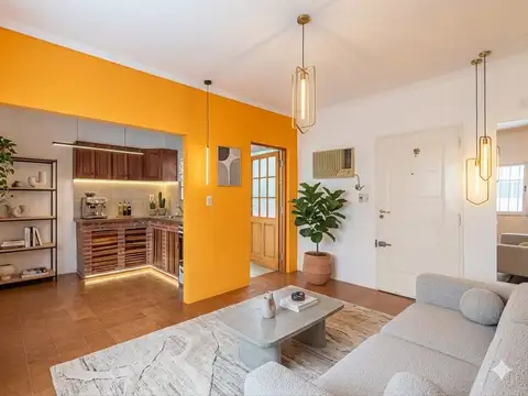 Depto Tipo Casa 2 ambientes con 1 baño