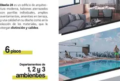 DISEÑO 24 - Departamentos en Venta - Ituzaingo de  1 y 2 Dormitorios