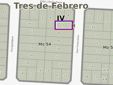 VENTA Lote con plano aprobado - Caseros