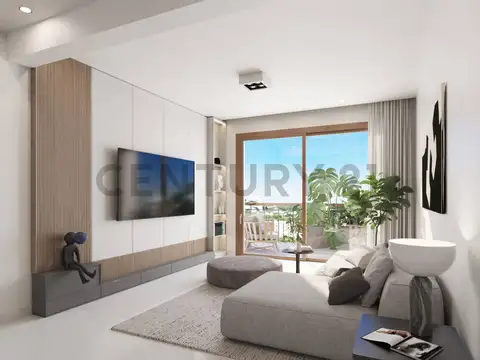 Departamento 3 ambientes con 2 baños