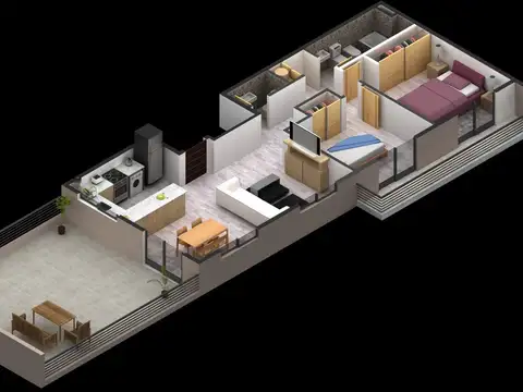 Departamento en Venta de 2 dormitorios