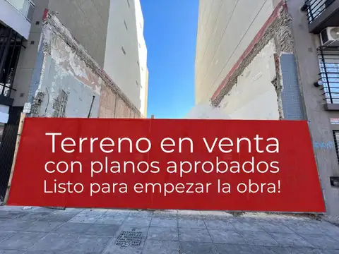 Espectacular TERRENO en venta con PLANO APROBADOS! Listo para empezar la obra!!
