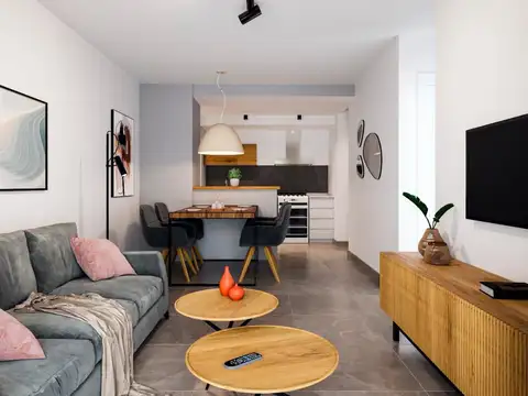 Departamento 3 ambientes con 1 baño