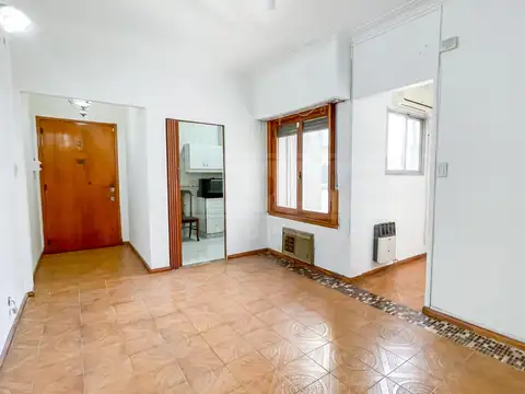 Departamento 2 ambientes con 1 baño