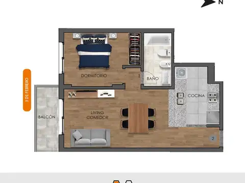 Departamento en Venta 1 año