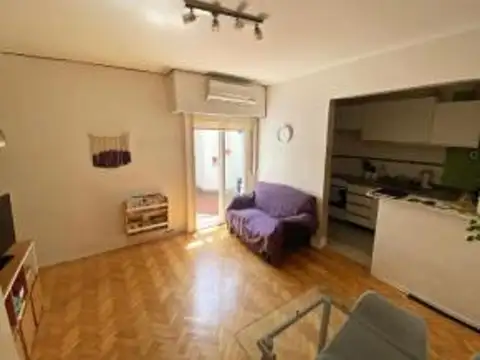 Departamento 2 ambientes con 1 baño