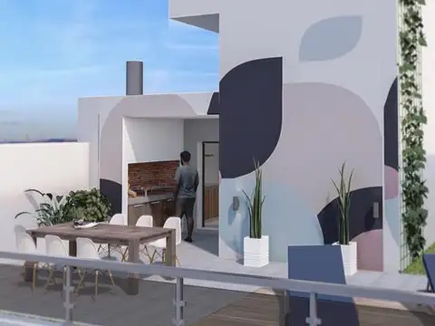 Departamento Monoambiente con 1 baño