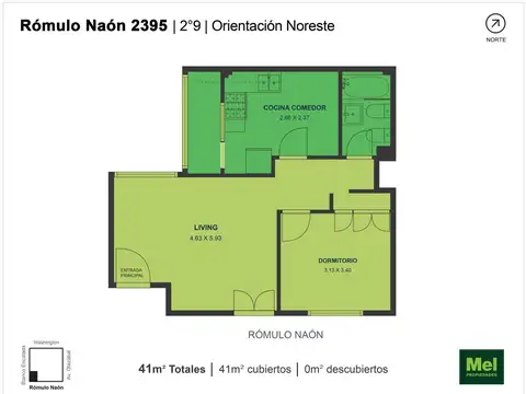 Romulo Naon 2395 , Piso 2