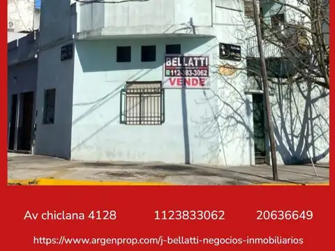 CASA DE 8 AMBIENTES MULTIFAMILIAR. 2 BAÑOS Y DOS COCINAS 