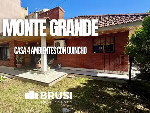 CASA EN VENTA EN MONTE GRANDE - DOBLE LOTE