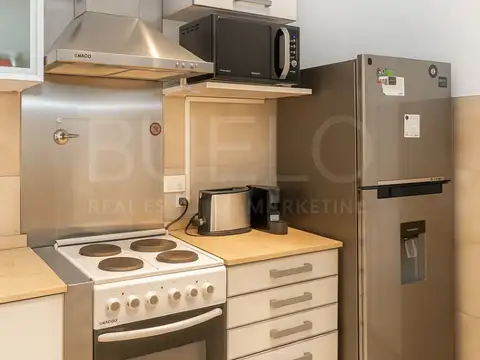 Departamento 2 ambientes con 1 baño