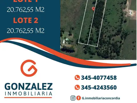 Terreno en venta Ruta Nacional 015