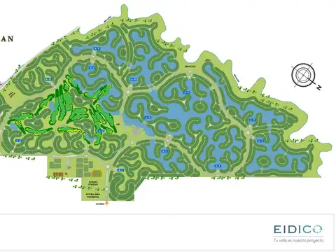Terreno venta  San Sebastian Area 6 a la Laguna gran espejo de agua