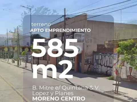 Venta Terreno Apto Edificio Rinde 745m2