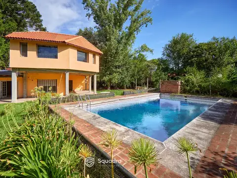 ALQUILER - Casa de dos dormitorios, galería, piscina - Garita 14, Funes.