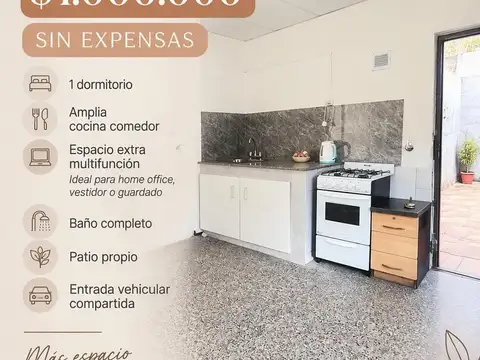 Dpto en complejo cerrado