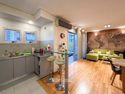Departamento 3 ambientes con 2 baños