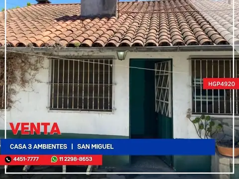 Casa - Venta - Argentina, San Miguel - Av. San Miguel 223