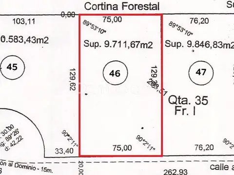 Terreno Fraccion UF46 en Venta, Parque industrial,  Moreno, G.B.A. Zona Oeste