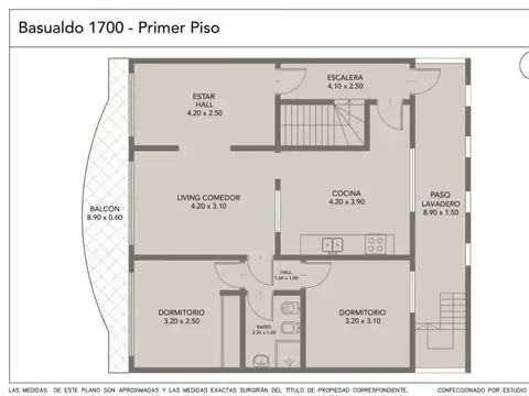 Departamento en Venta de 3 ambientes