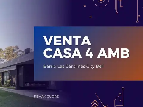 VENTA CASA BARRIO LA CAROLINA CITY BELL