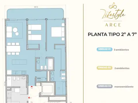 Departamento en Venta de 2 dormitorios
