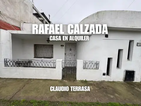 Casa de tres ambientes en Rafael Calzada