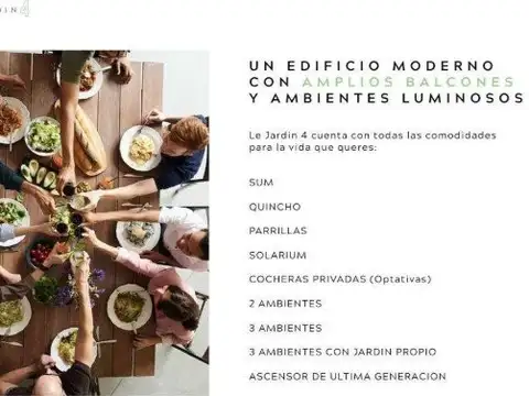 Departamento 2 ambientes con 1 baño