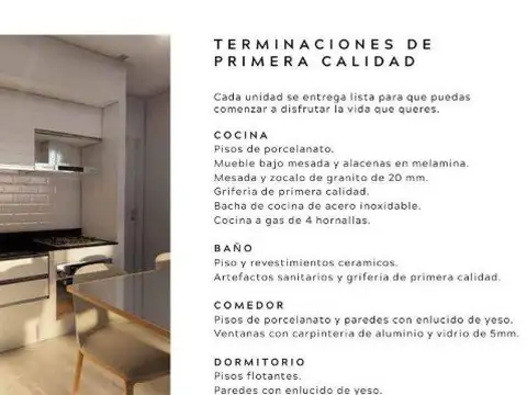 DEPARTAMENTO 2 AMB EN VENTA - LE JARDIN 4