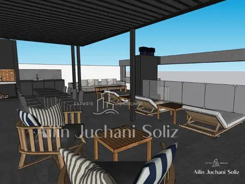 Departamento 2 ambientes con 1 baño