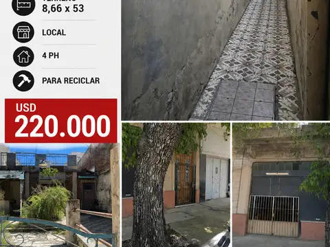 LOCAL + 4 PH A RECICLAR EN VENTA