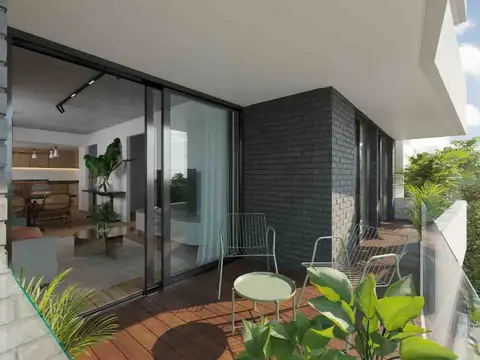 Departamento 2 ambientes con 1 baño