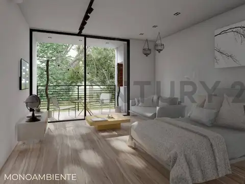 Departamento Monoambiente con 1 baño