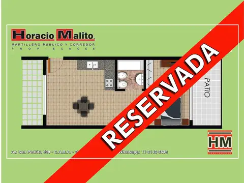 Departamento Tipo Casa en Alquiler 1 Habitación