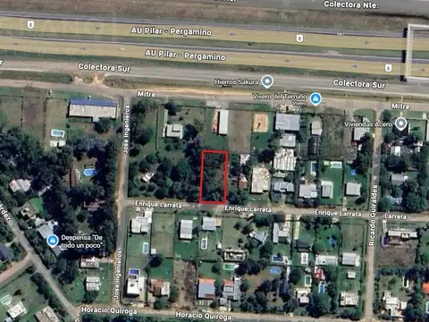 NOT. Venta Lote 760 m2. Larreta al 700, Parque Sakura. Exaltacion de la Cruz