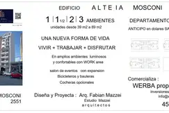 Emprendimiento en Villa Pueyrredon de 1 Dormitorios