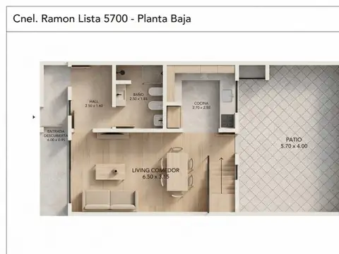 Depto Tipo Casa en Venta de 3 dormitorios