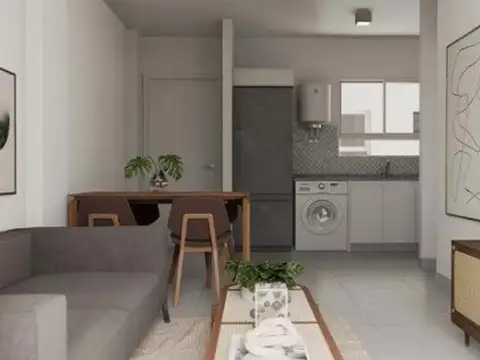Departamento Monoambiente con 1 baño