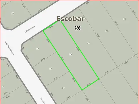 Lote en venta, Calchaquíes 1192, Ing. Maschwitz