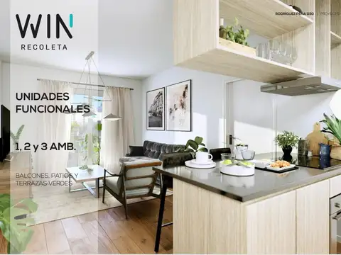Departamento en Venta en Recoleta, USD 160.000